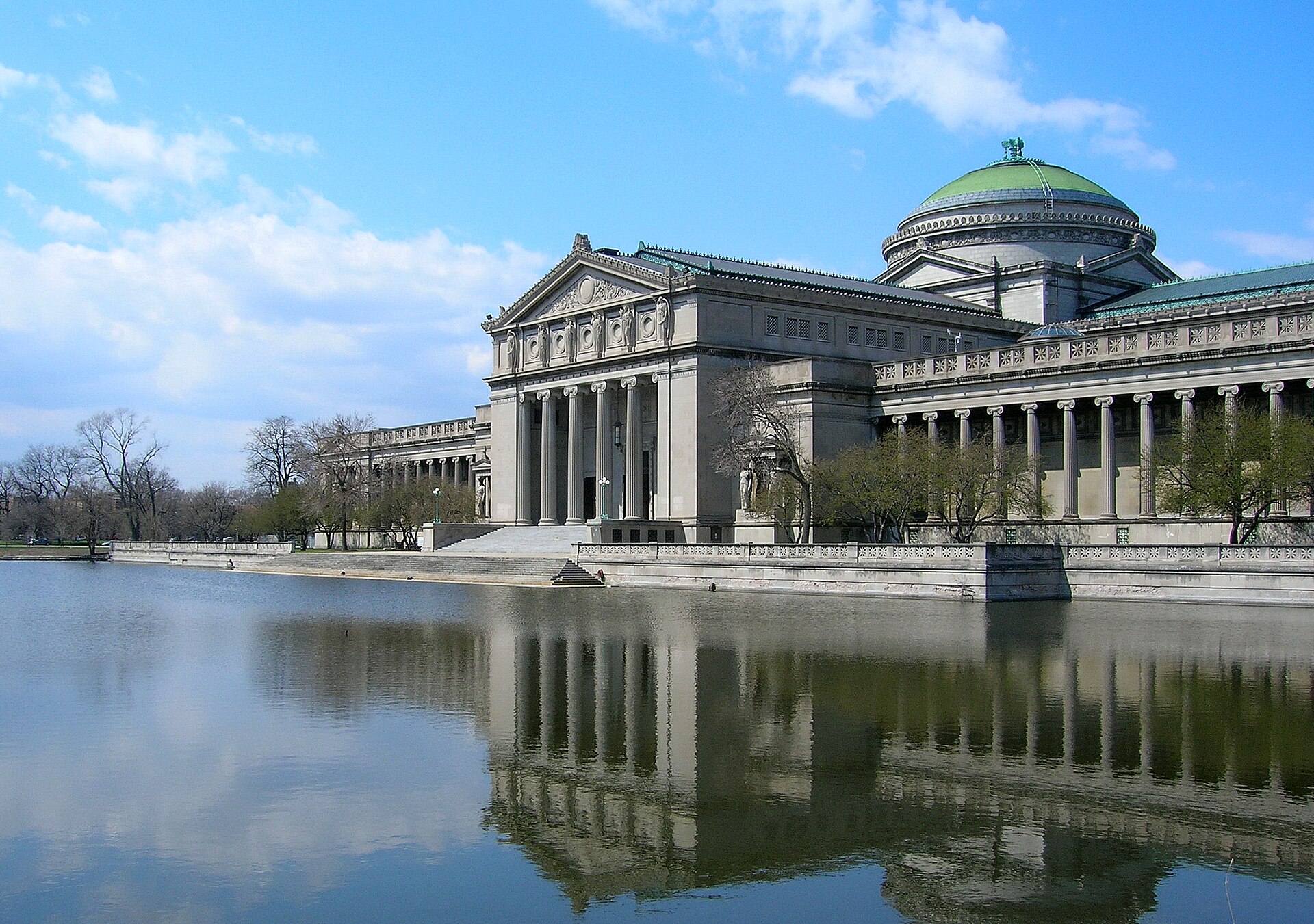 The Museum of Science and Industry building in Hyde Park