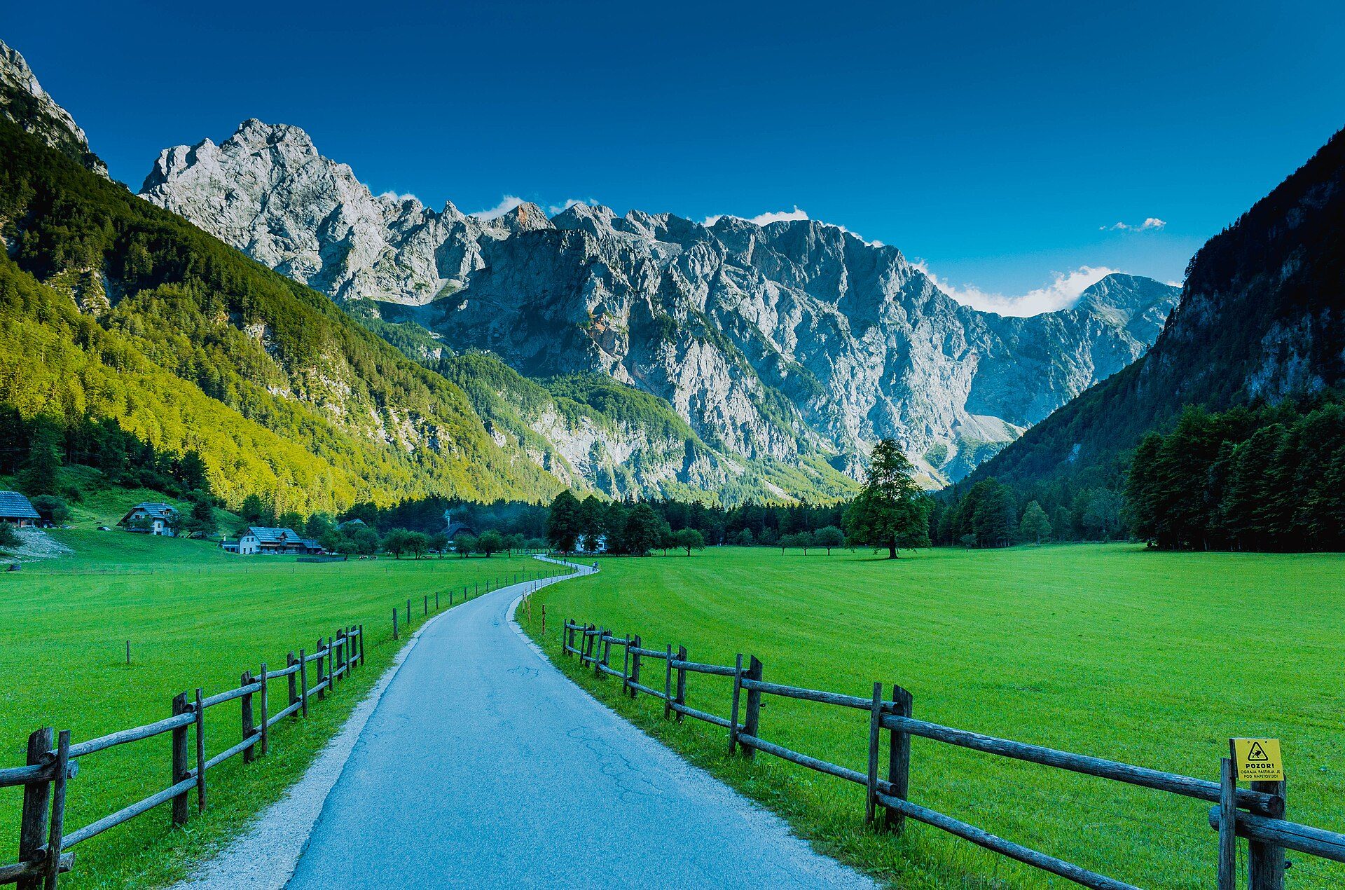 The glacial Logar Valley